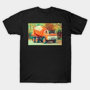 Ford D Series Concrete Mixer Truck T-Shirt